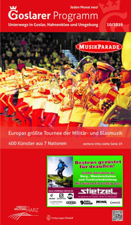 Goslarer Programm Ausgabe Oktober 2019